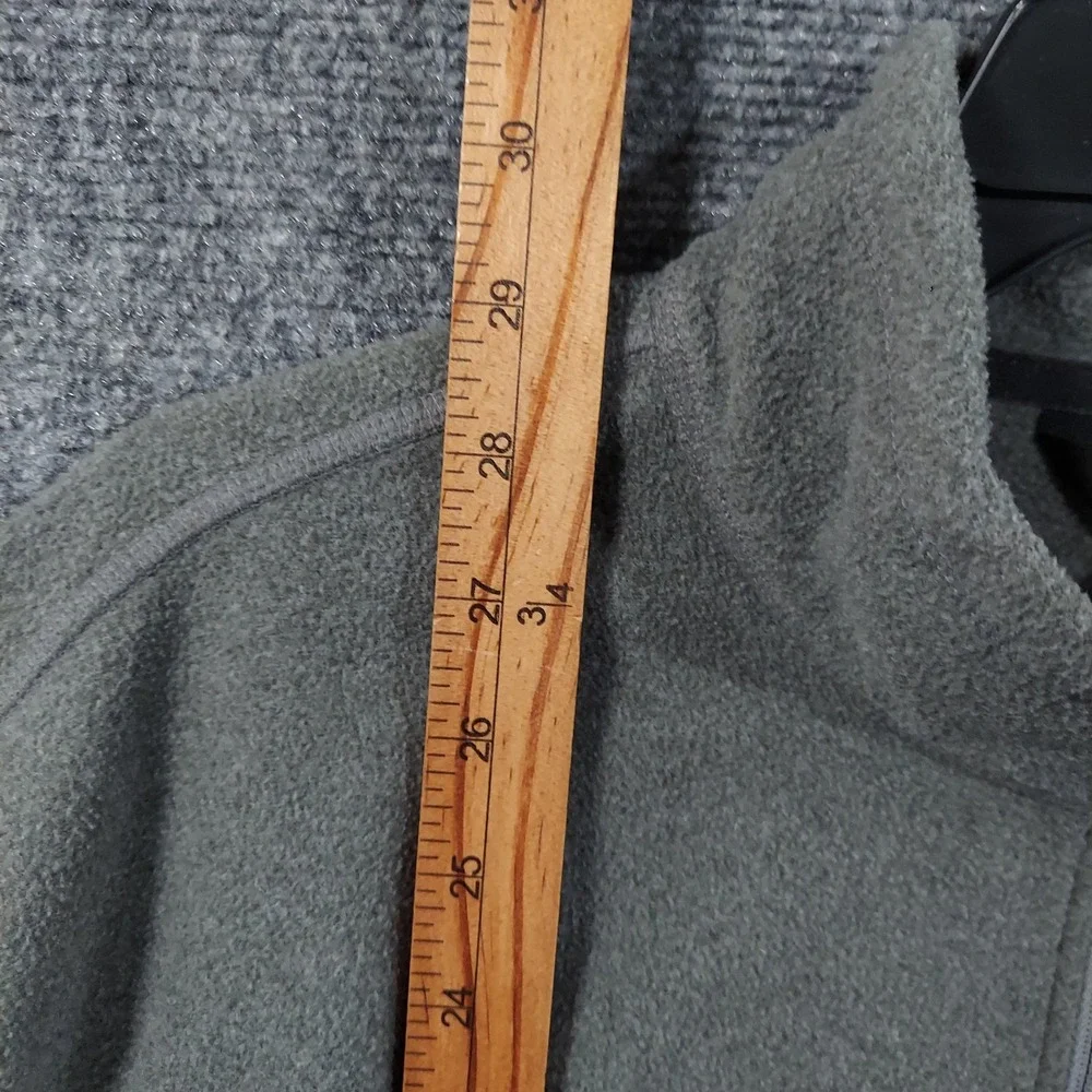 The North‎ Face Fleece Jacket Mens XL Gray 1/4 Zip Pullover Lightweight Outdoor